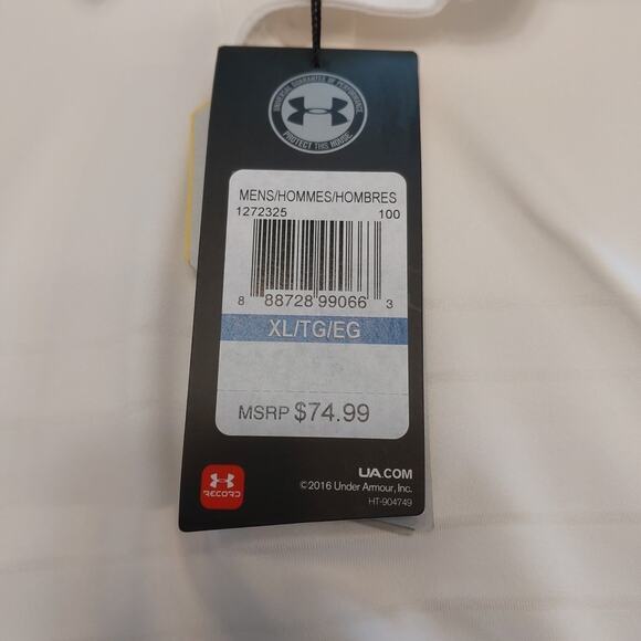 UNDER ARMOUR GOLF COOLSWITCH POLO SHIRT SIZE XL MEN NWT $74.99 - Picture 5 of 5